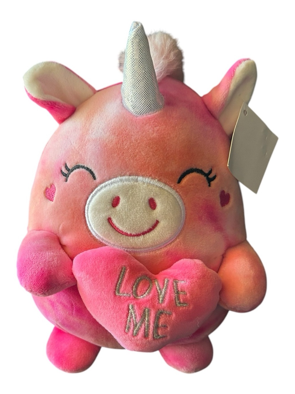 4/$20 Hobby Lobby Pink Plush Unicorn with Heart Detail